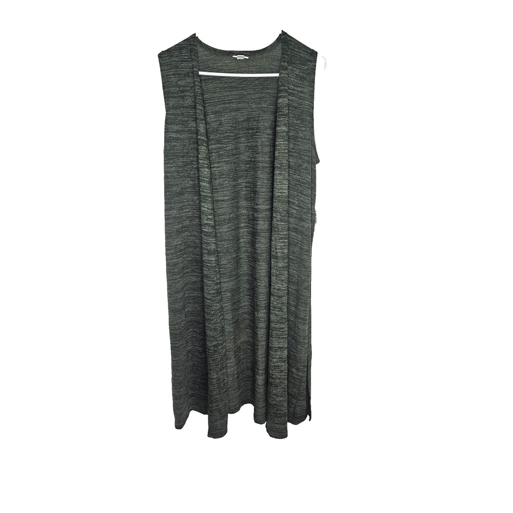 LuLaRoe Green Heathered Maxi Dress Sleeveless Casual Stretch Modest Comfy